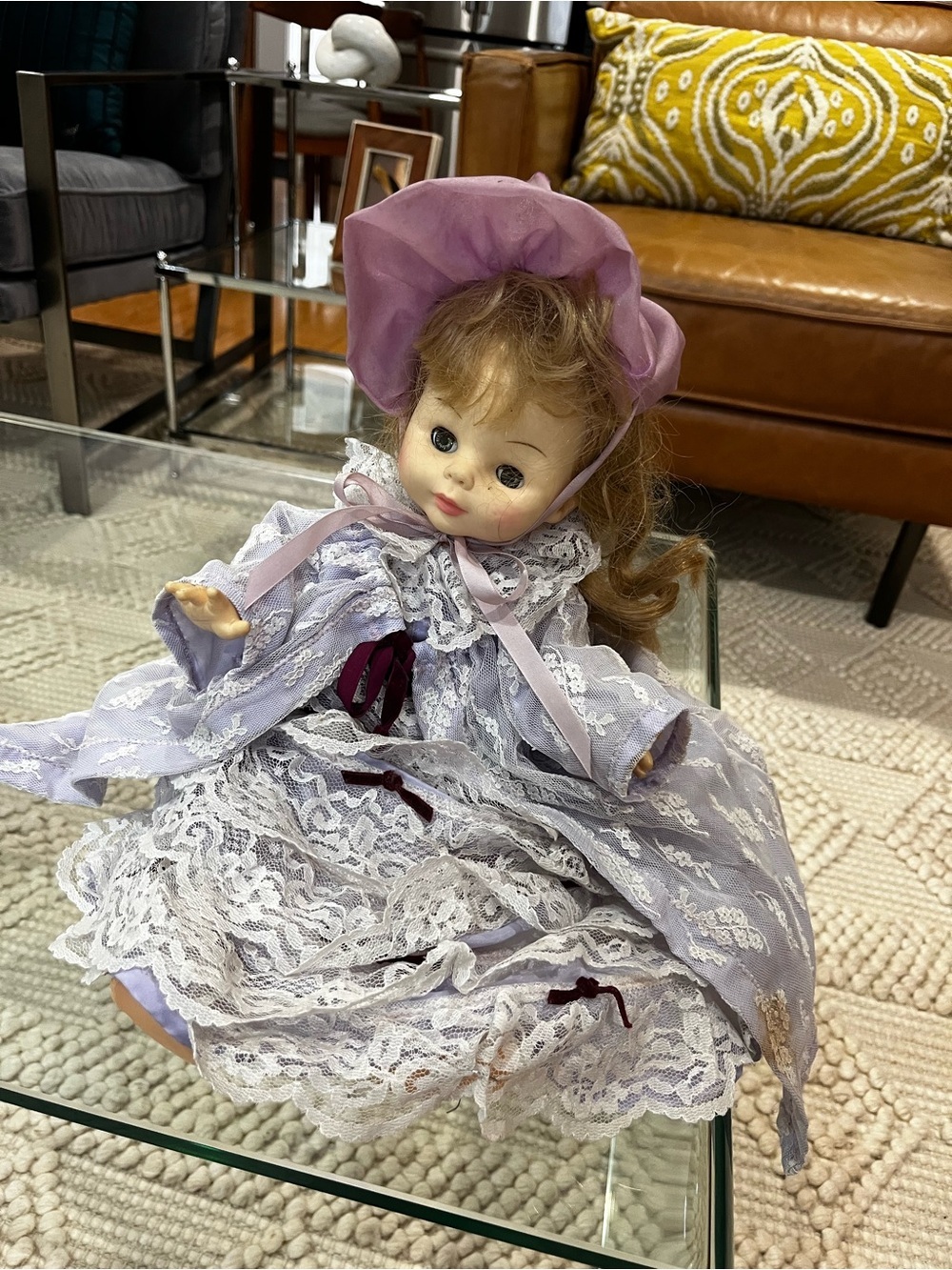 Vintage antique Horsman fashion baby doll rubber hard plastic